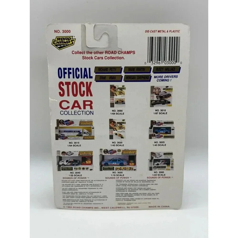 1992 Ernie Irvin‎ #4 Kodak Road Champs 1:64 Nascar Diecast New Factory Sealed